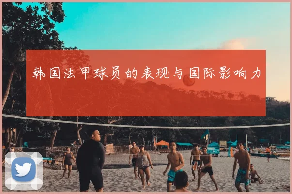 韩国法甲球员的表现与国际影响力